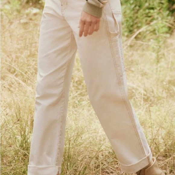 THE GREAT Carpenter Pant- Natural - Picture 8 of 8